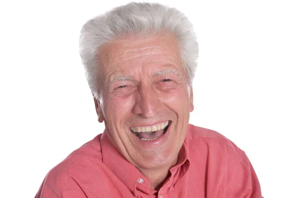 Porträt eines gutaussehenden älteren Mannes — Stockfoto