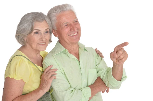 Feliz pareja de ancianos — Foto de Stock