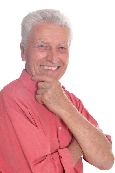 Portret przystojnego starszego mężczyzny — Zdjęcie stockowe