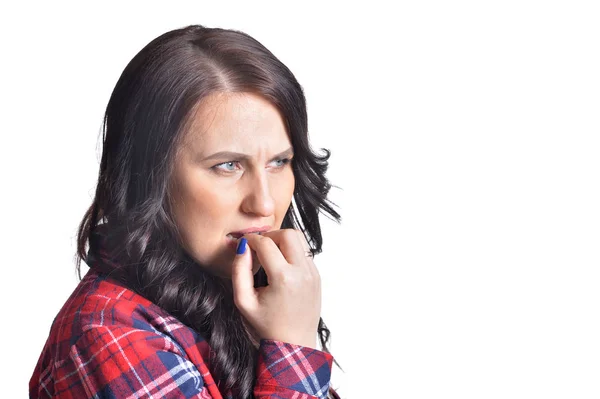 Young brunette woman — Stock Photo, Image