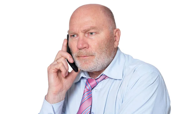 Portrait of Elderly  businessman — Stock Photo, Image