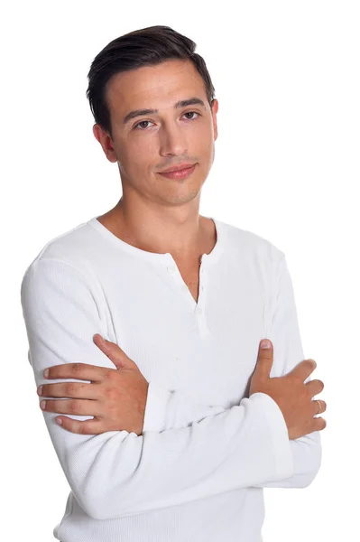 Man in a casual style posing — Stock Photo, Image