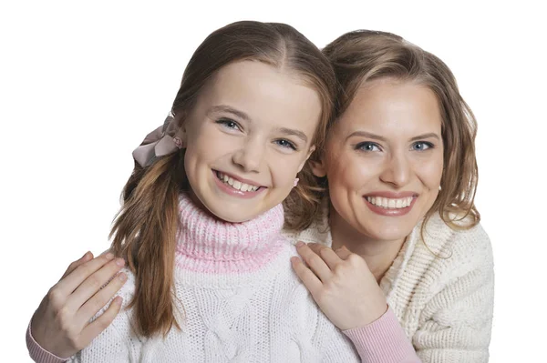 Mãe e filha felizes — Fotografia de Stock