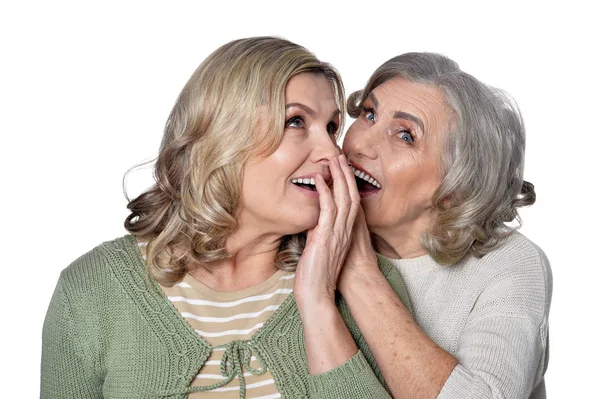 Two smiling women — Stock Photo, Image