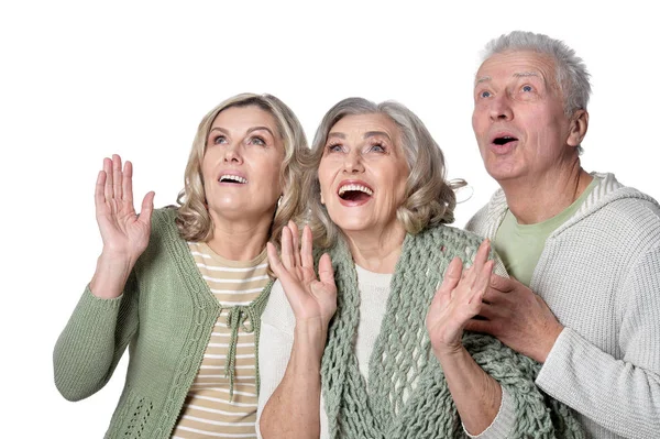 Parents with mature daughter — Stock Photo, Image