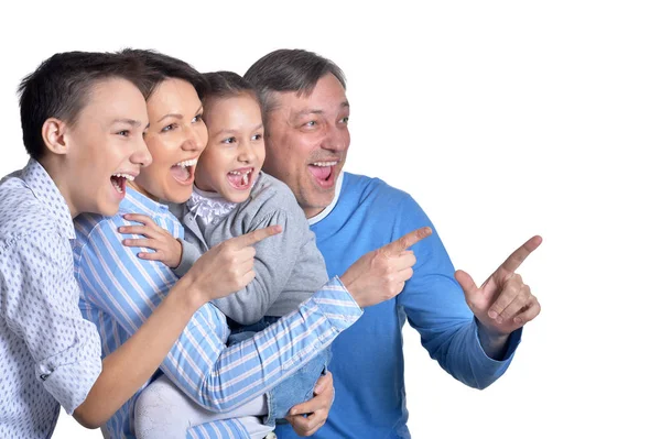 Feliz familia sonriente — Foto de Stock