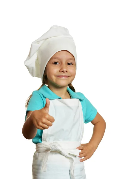 Chica con uniforme de chef —  Fotos de Stock