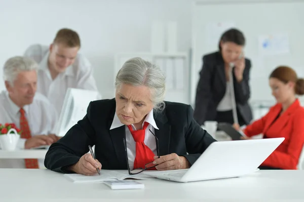 Group Successful Business People Working Modern Office — Stock Photo, Image