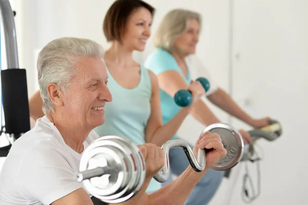 Family doing exercises — Stock Photo, Image