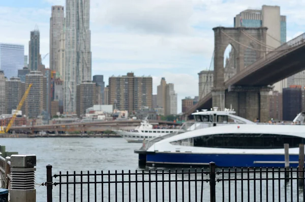 Бруклінський Міст Нью Йорк Сша — стокове фото