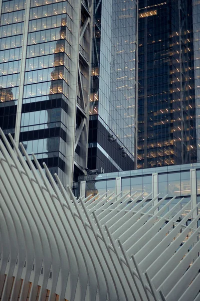 Arquitetura Moderna Cidade Nova York Eua — Fotografia de Stock