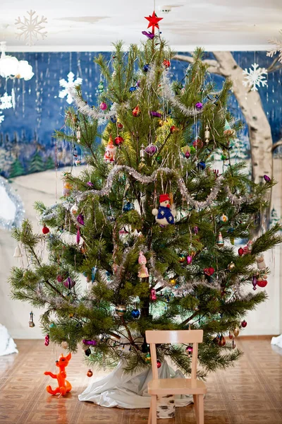 Decorated Christmas tree. — Stock Photo, Image