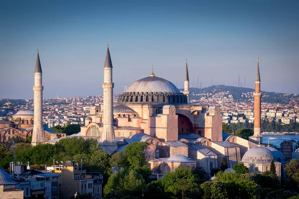 Sultanahmet Camii (Sultanahmet Camii) işareti ve Istanbul 'un sembolü olduğunu