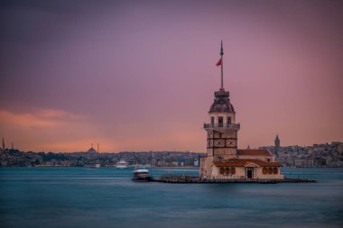 Kızlık Kulesi'ni en ziyaret etti Istanbul'daki tarihi yerler