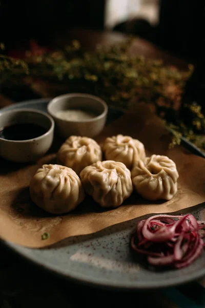 Comida Mongol Cultura Tradicional — Fotografia de Stock