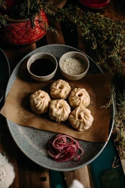 Traditional Mongoolian Food Culture — Stock Photo, Image