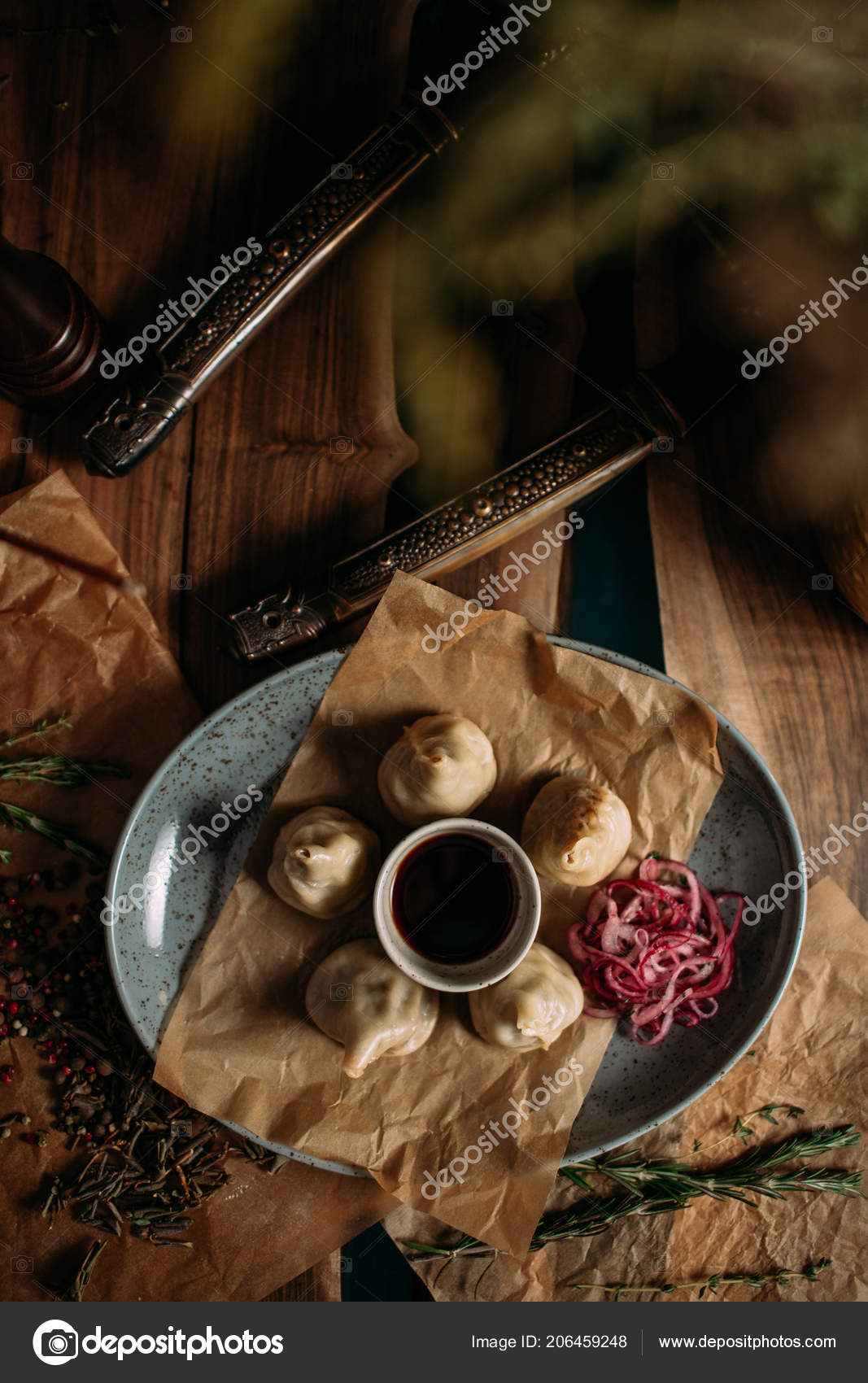 Mongolian Traditional Food Table Stock Photo by ©KatyaZork 206459248