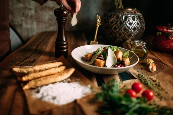 Mongolian Food Traditional Salat — Stock Photo, Image