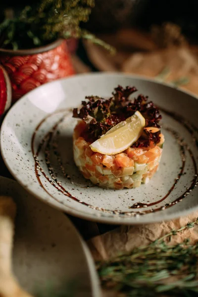 traditional mongolian food with decor