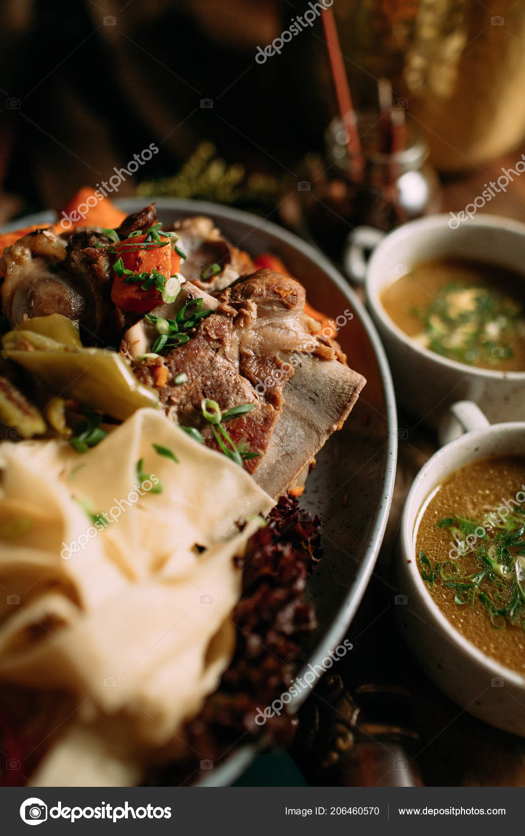Mongolian Traditional Food Table Stock Photo by ©KatyaZork 206460570