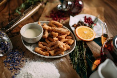 Moğol geleneksel gıda tablo