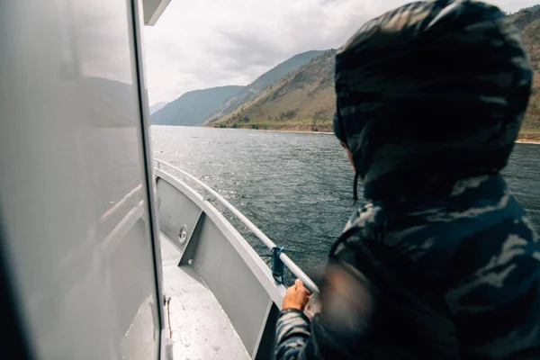 Barco Lago Baikal — Foto de Stock