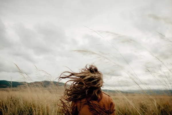 Menina Estilo Boho — Fotografia de Stock