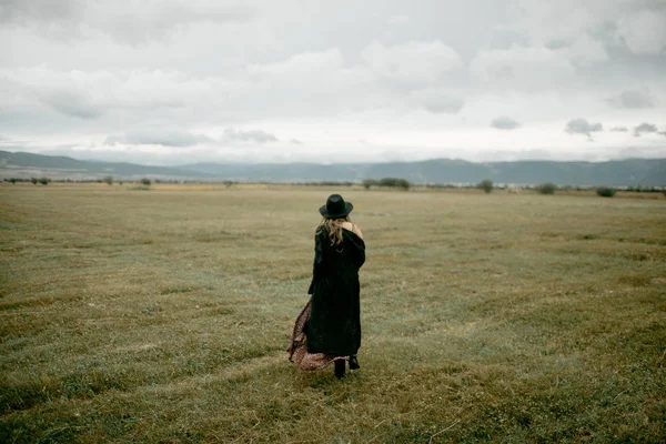 Menina Estilo Boho — Fotografia de Stock