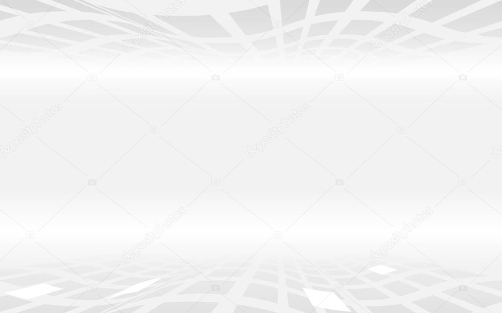 White and Grey abstract rectangles perspective background