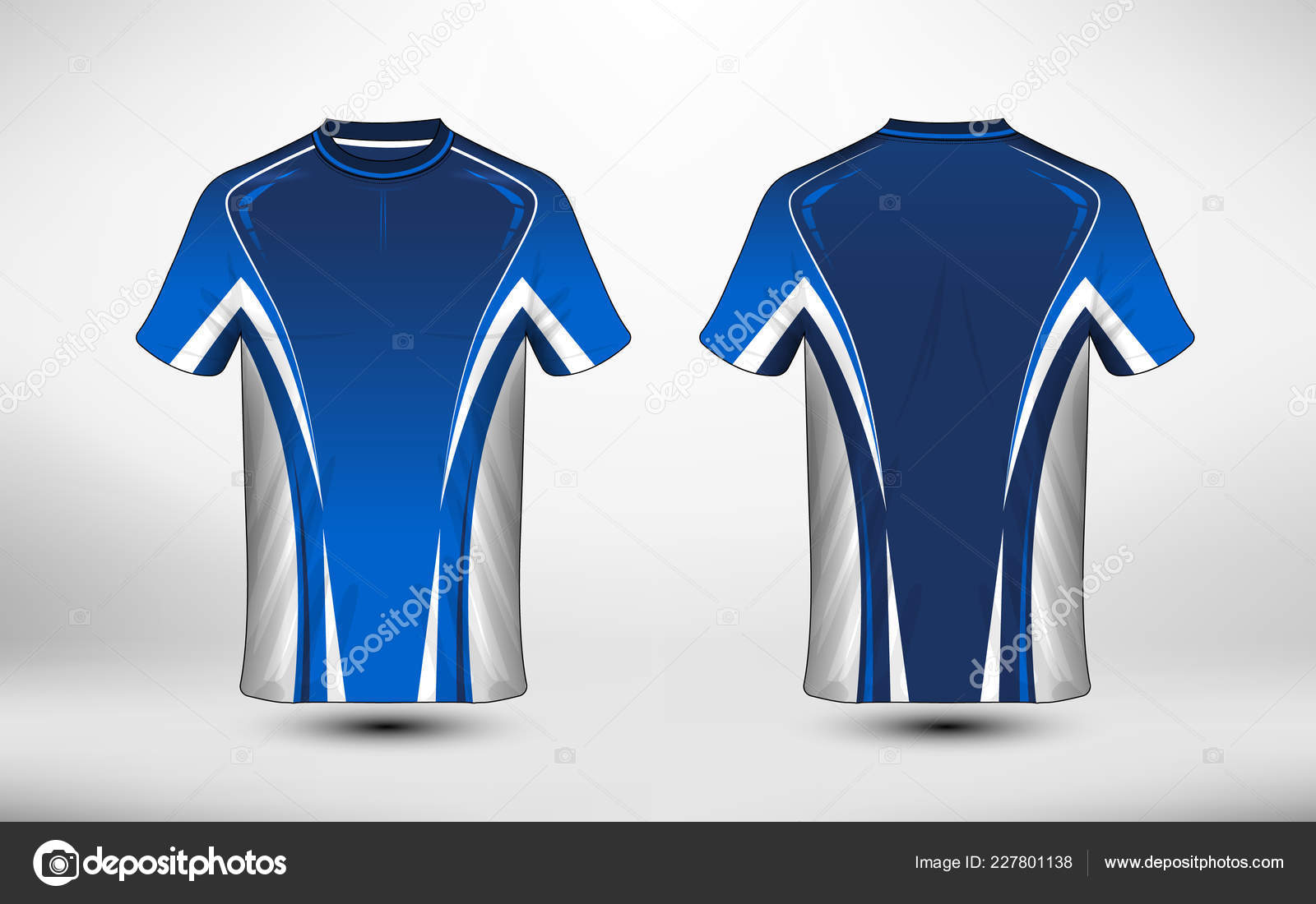 blue shirt design