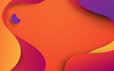 Soyut renkli sıvı şekiller arka plan. Yaz teması. duvar kağıdı, şablon, poster, fon, kitap kapağı, broşür, broşür, el ilanı için kullanılabilir