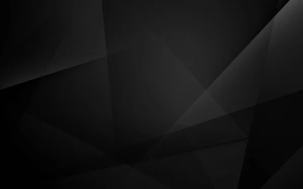 抽象的な黒の幾何学的な動的なプレゼンテーションの背景 — ストックベクタ