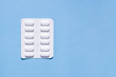 Tablet kapsül beyaz ambalaj 