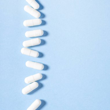 Mavi beyaz Kapsüller