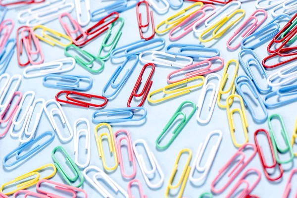 Lots of Colorful stationery paper clips