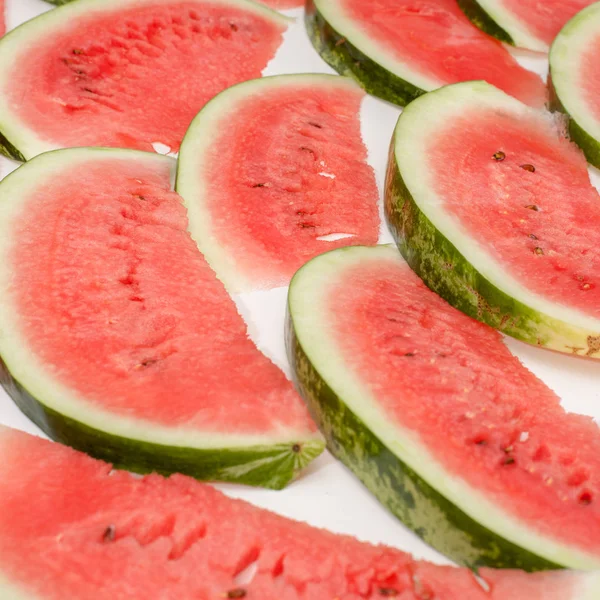 Arka plan kırmızı lezzetli sulu karpuz dilim