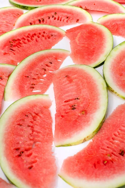 Arka plan kırmızı lezzetli sulu karpuz dilim