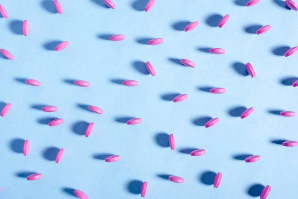ピンクの丸い錠剤 — ストック写真