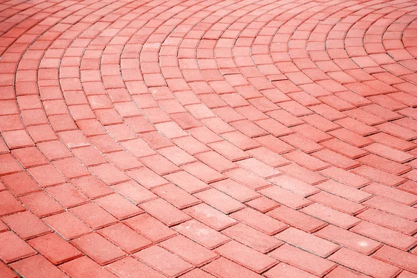 Red background brick laying texture pattern