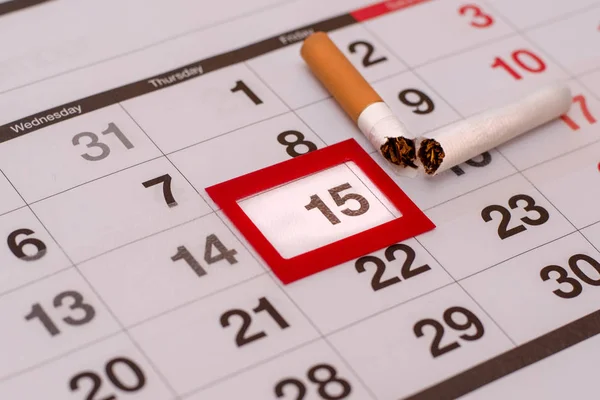 The world day of refusal from Smoking on November 15 in 2018 — Stock Photo, Image