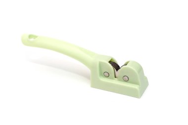 İzole ışık yeşil bıçak kalemtıraş