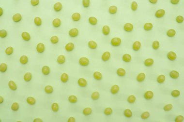 Yeşil bir arka plan üzerinde güzel lezzetli sulu Yeşil üzüm