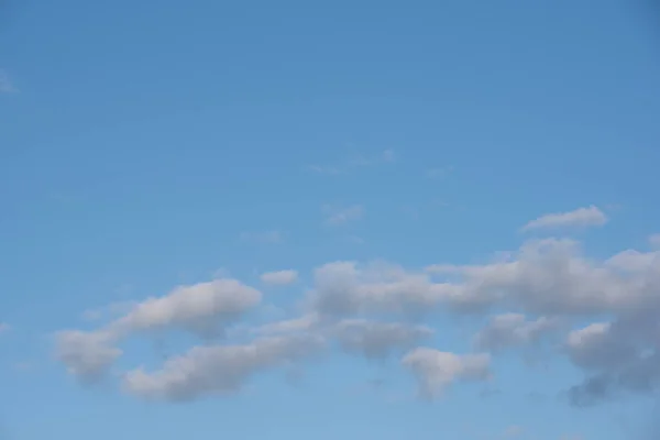 White fluffy clouds — Stock Photo, Image