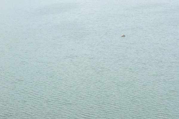 Fisherman Fishing Lake Clear Summer Day Fishing Hobby Weekend Rest — Stock Photo, Image