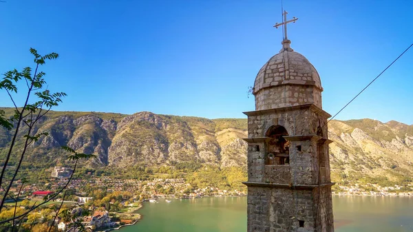 Церква Богоматері засіб правового захисту в Которі, Чорногорія Стокове Зображення