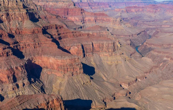 Ruige Schoonheid Van Grand Canyon Van Zuid Rand — Stockfoto