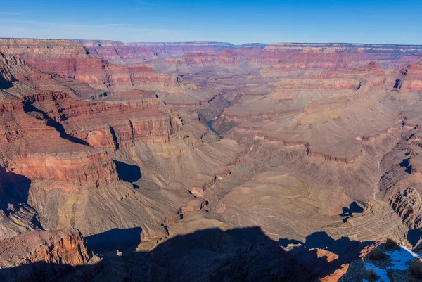 Bellezza Robusta Del Grande Canyon Dal Bordo Sud — Foto Stock