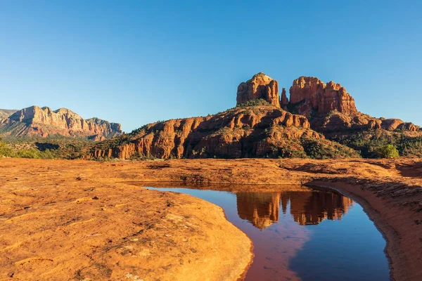 Bellezza Paesaggistica Delle Rocce Della Cattedrale Vicino Sedona Arizona — Foto Stock