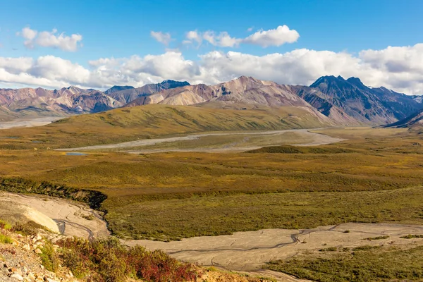 Живописный Ландшафт Денали Национальный Парк Аляска — стоковое фото