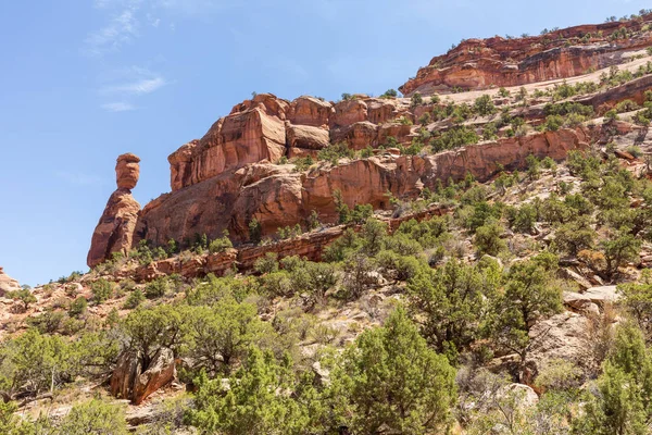 Живописный Ландшафт Национального Памятника Колорадо — стоковое фото